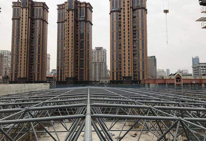 南开螺栓球网架结构